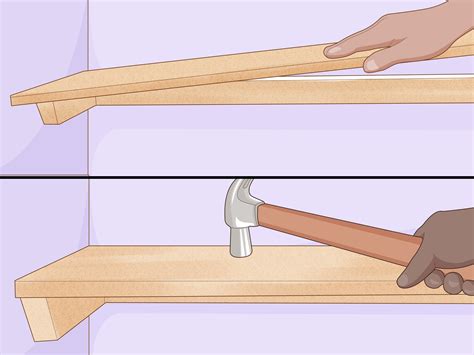 how to straighten metal shelf support brackets|how to reinforce sagging shelves.